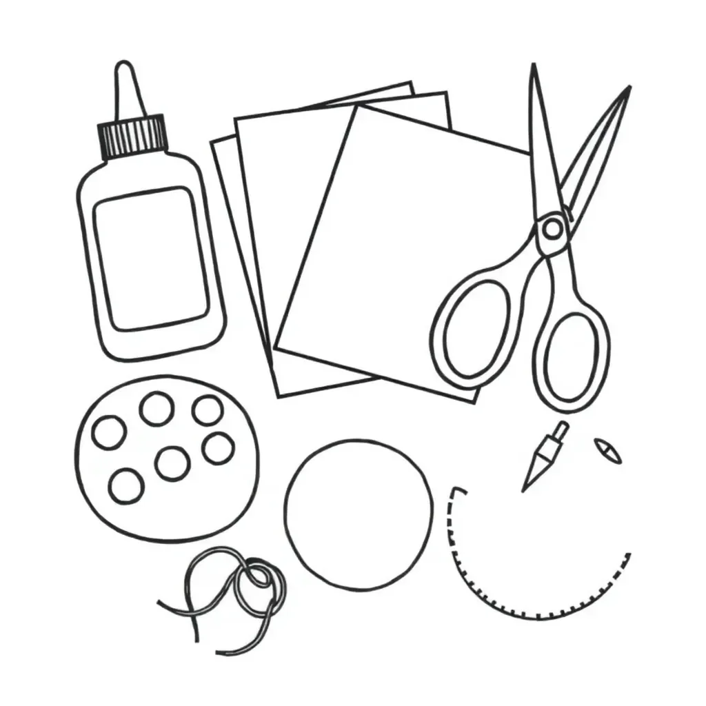 Māori art supplies illustration