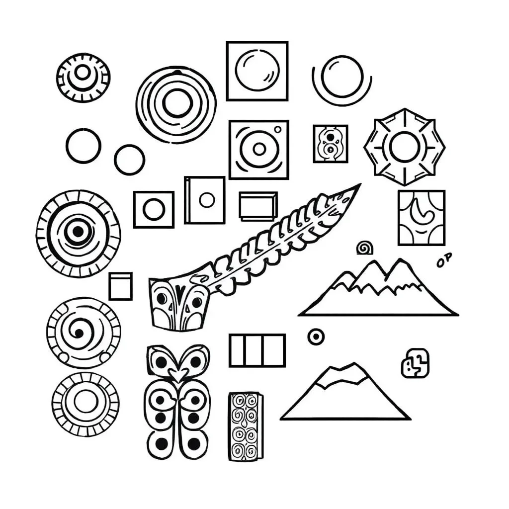 3D shapes illustration