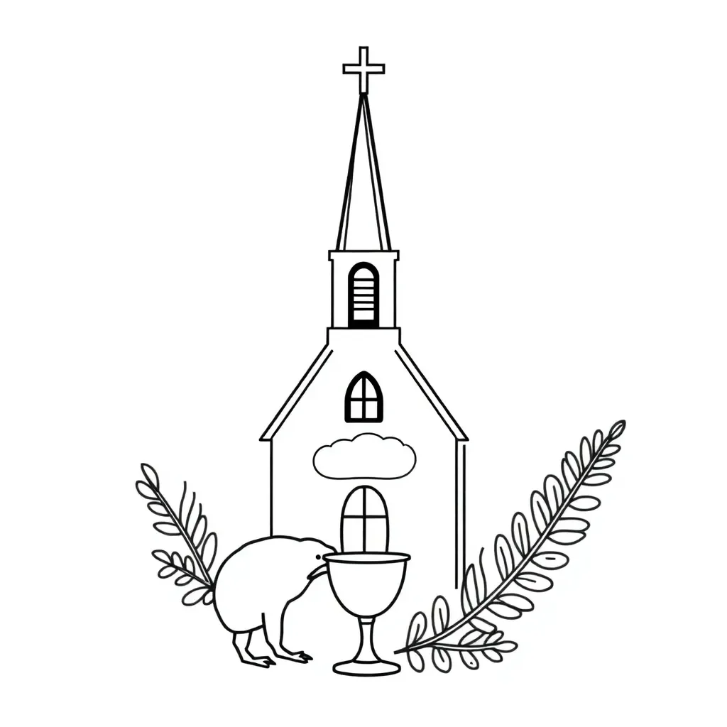 Christ the King celebration illustration