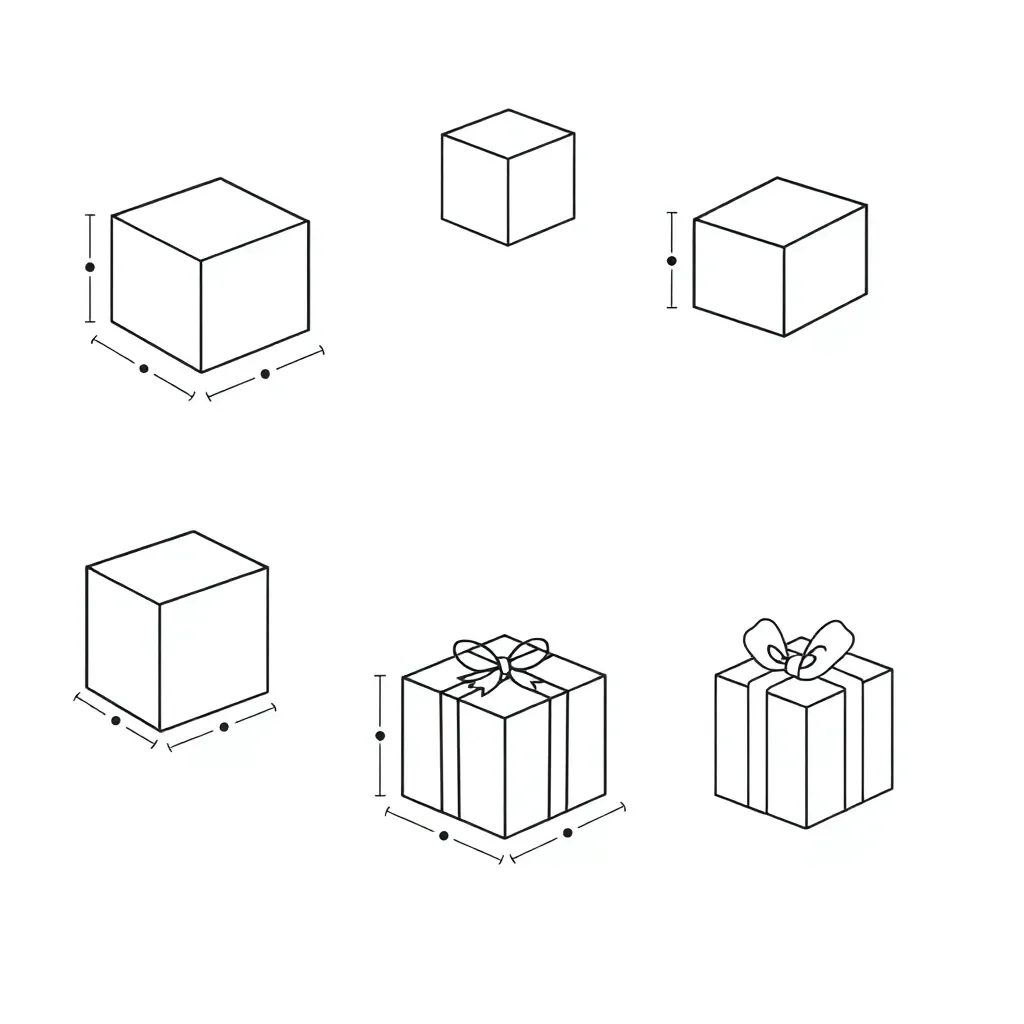3D rectangular prism with labeled dimensions