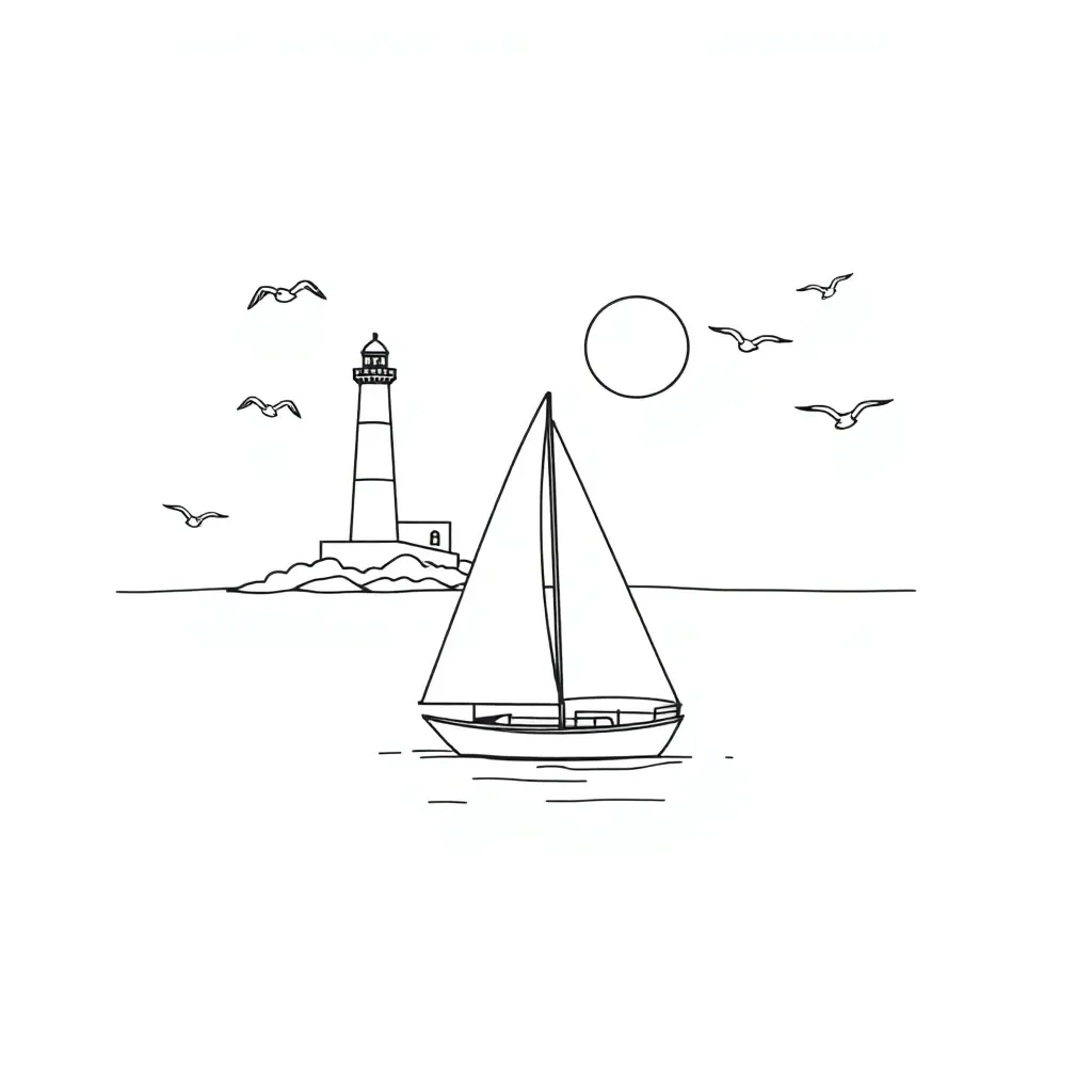 Mayflower ship sailing across the ocean