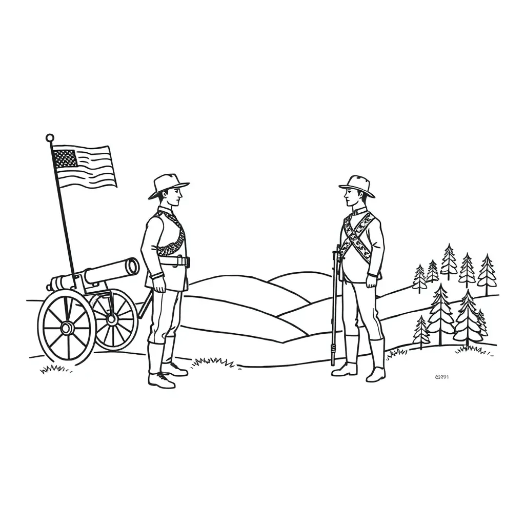 Civil War era illustration