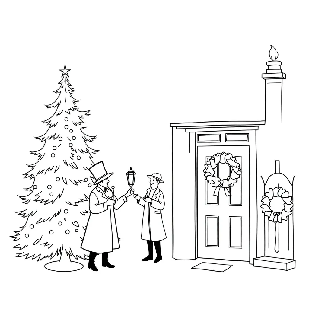 Christmas Carol illustration