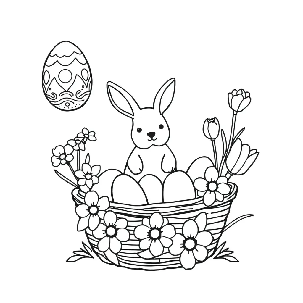 Easter story illustration