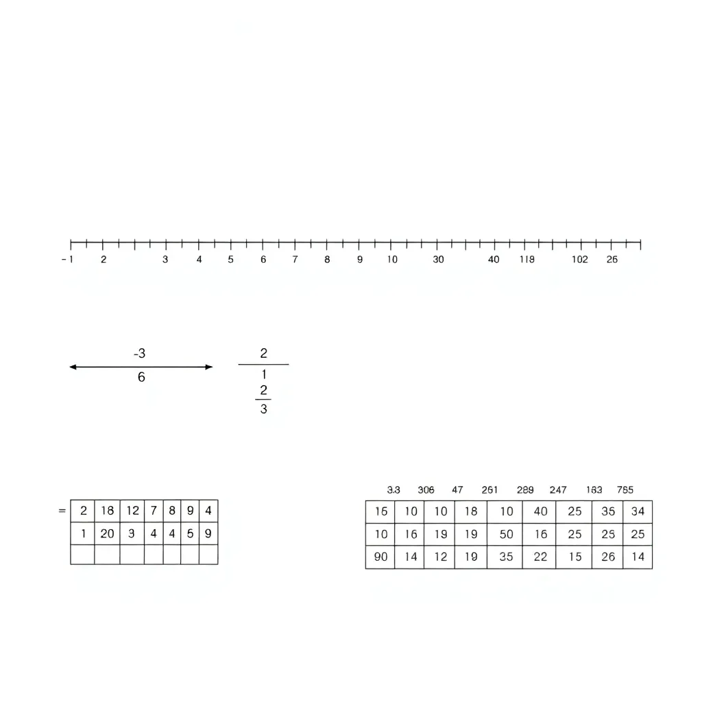 Decimal and fraction comparison illustration