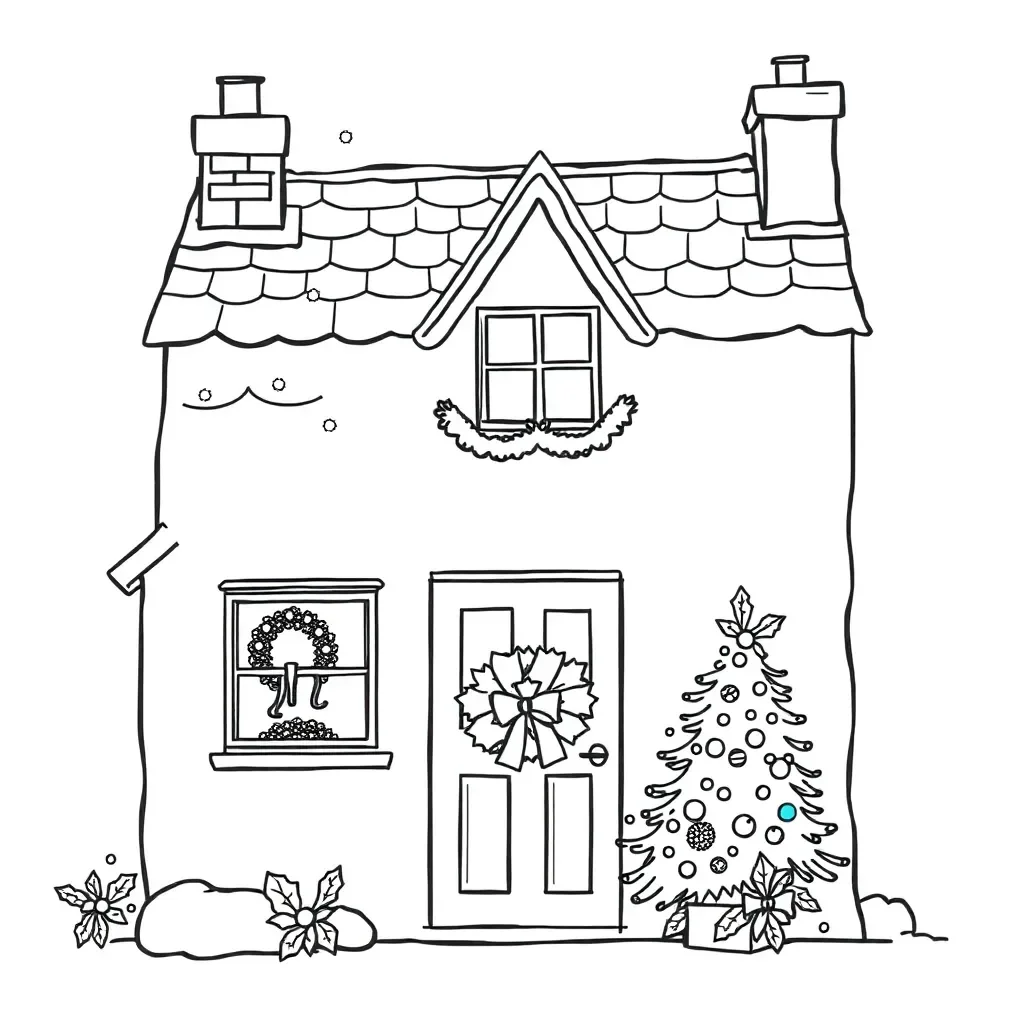 Christmas story illustration