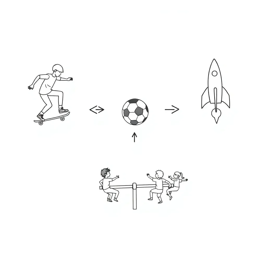 Forces and motion diagram