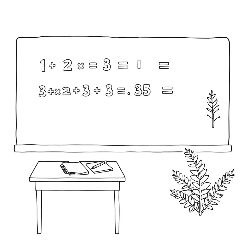 Long multiplication illustration