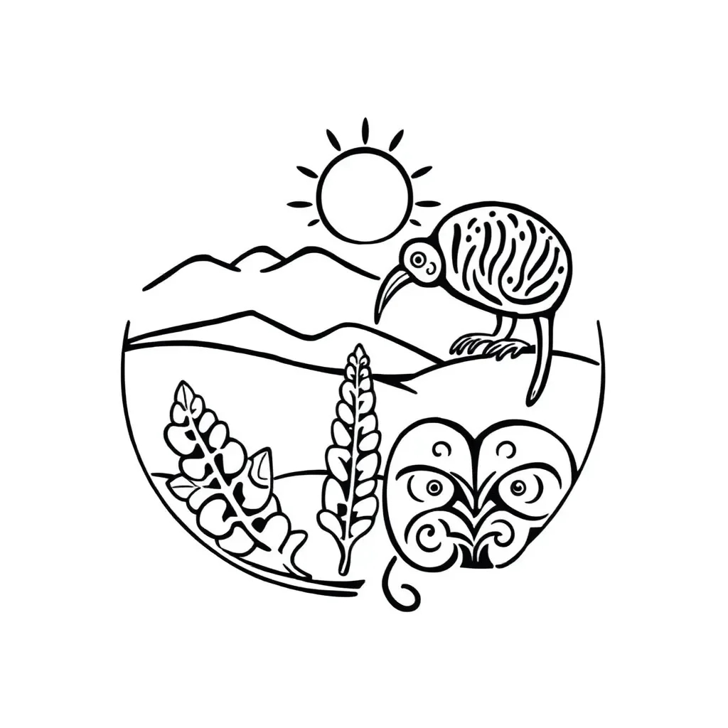 World map illustration