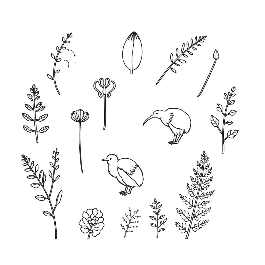 Recipe and scale illustrations