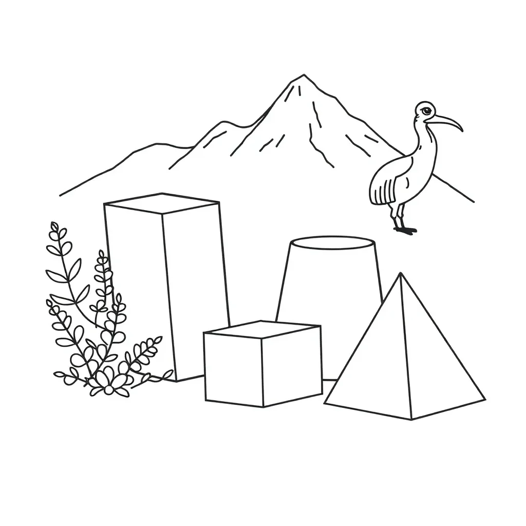 3D shapes and volume illustration