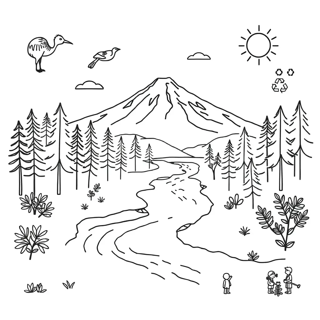 Environmental action planning illustration