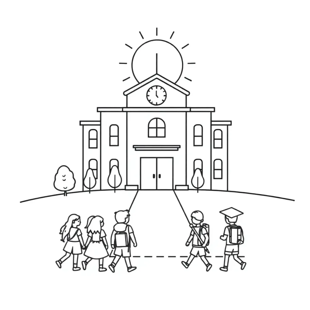 Students in classroom
