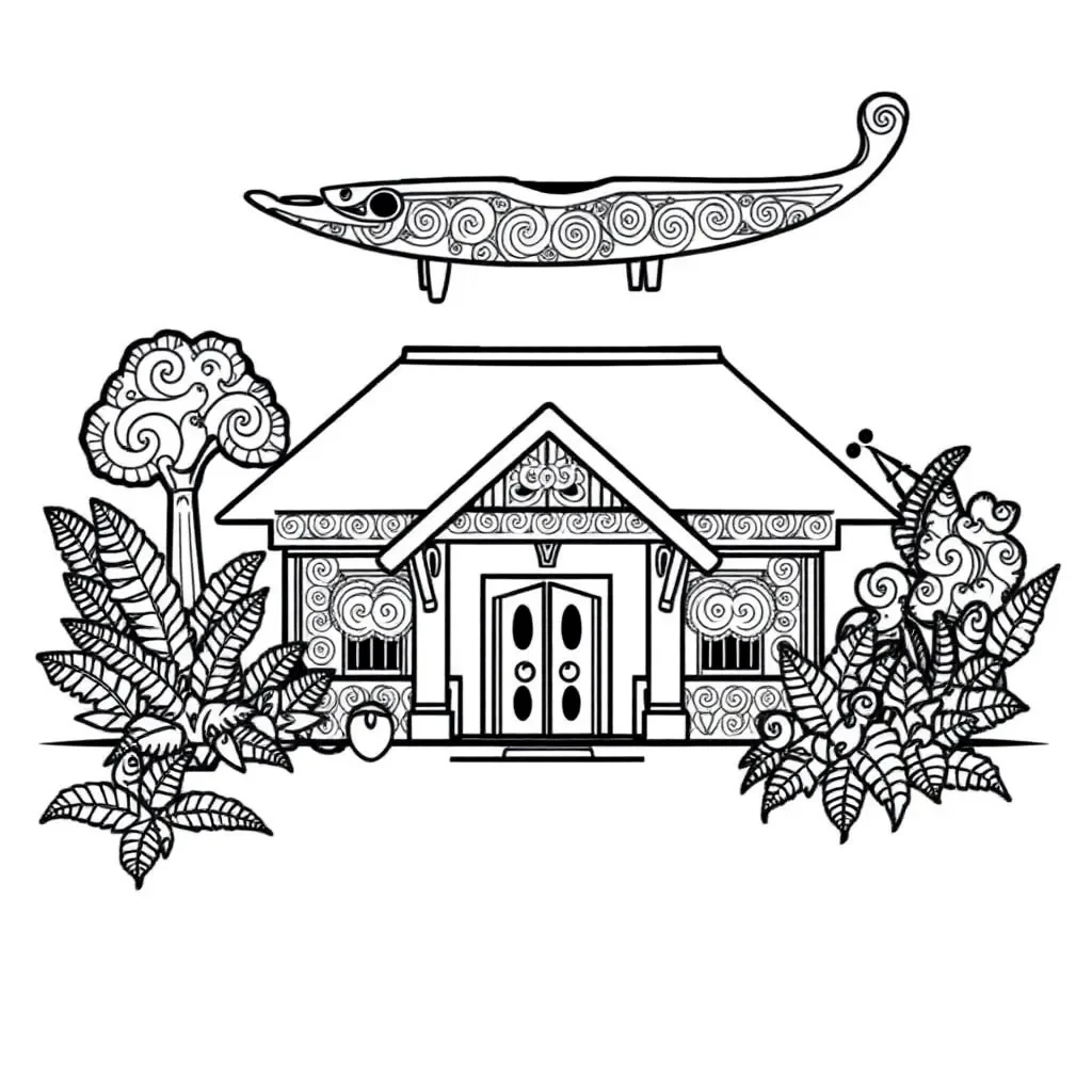 Māori cultural symbols and patterns