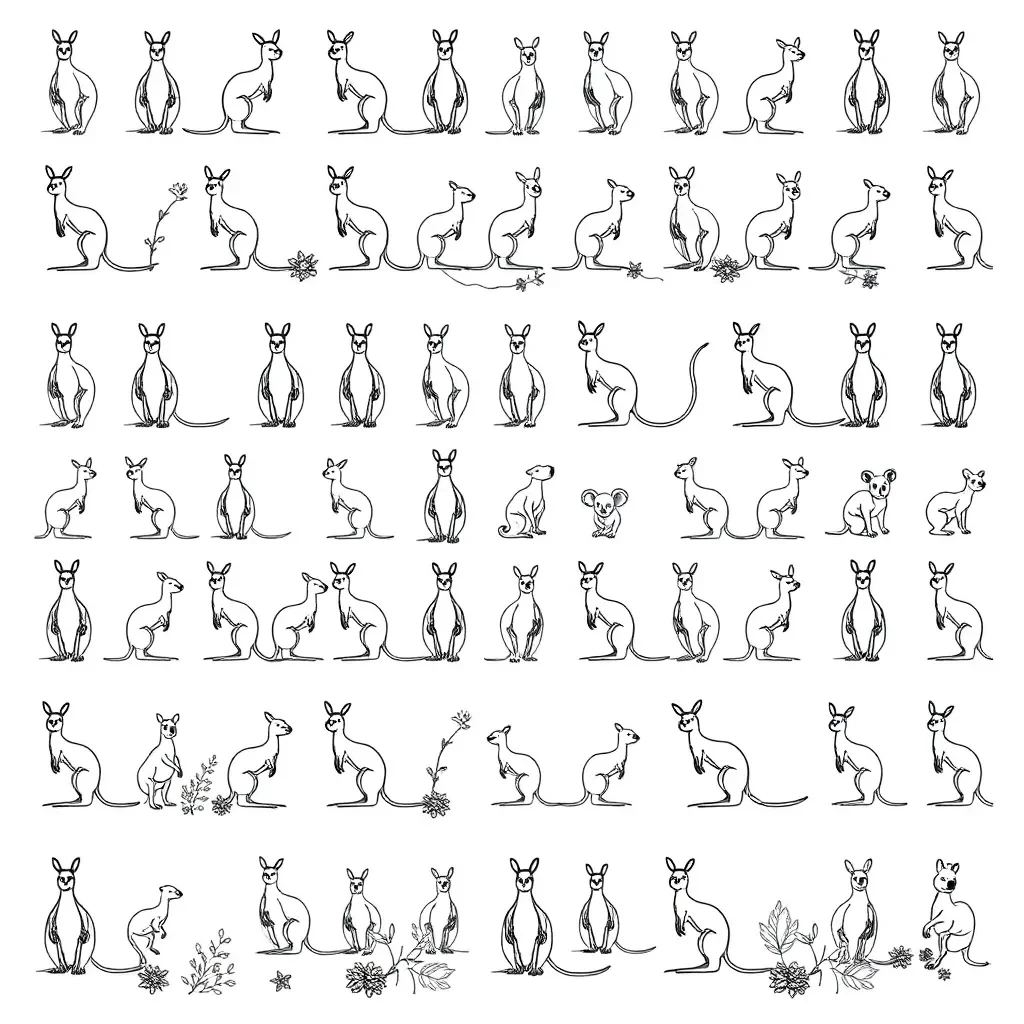 Array of dots illustration