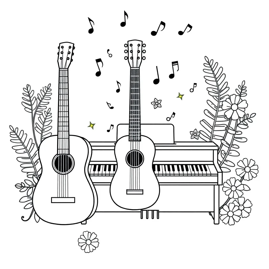 Musical chord progression illustration