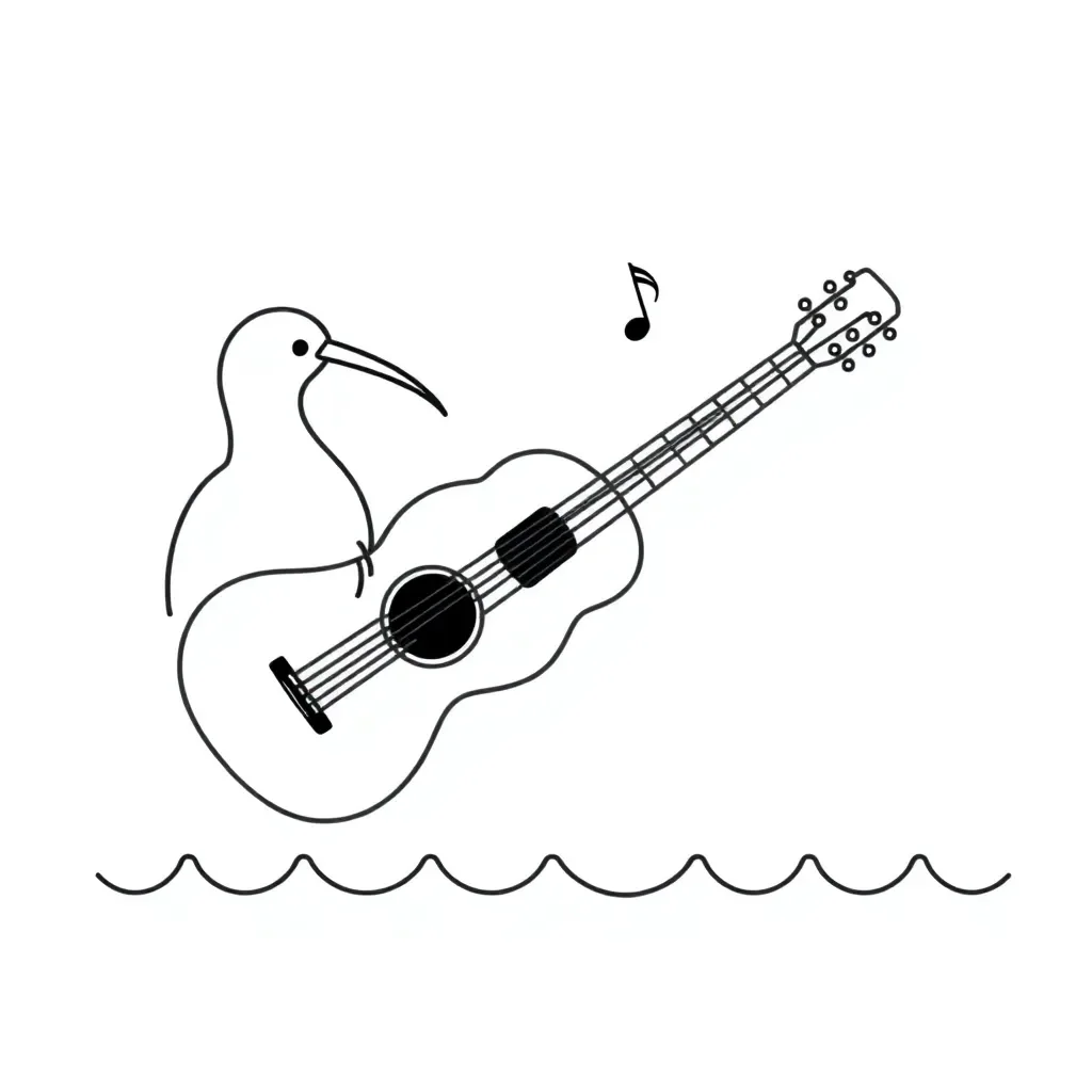 Musical bridge illustration