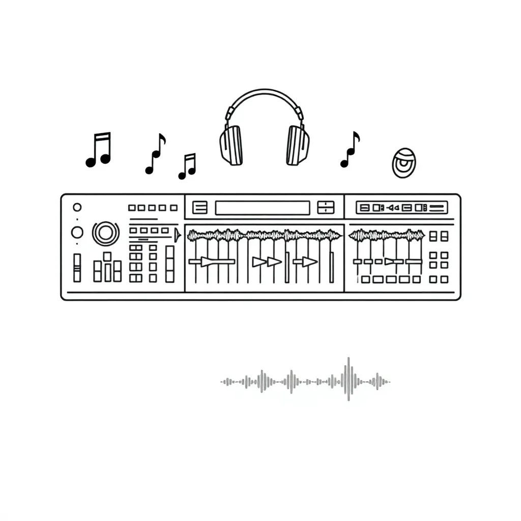 Digital audio workstation interface