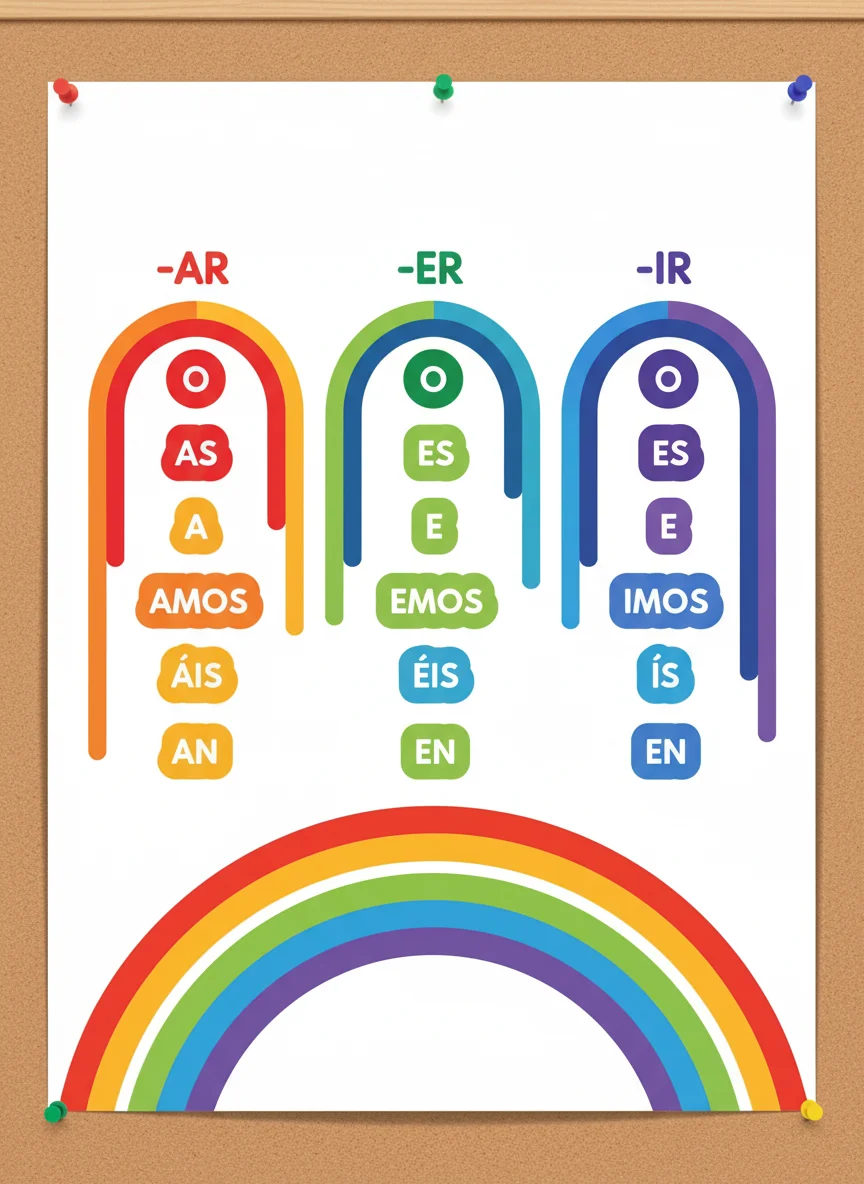 Present Tense Verb Endings Review