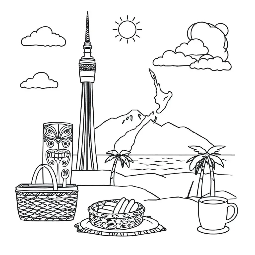Holiday planning illustration