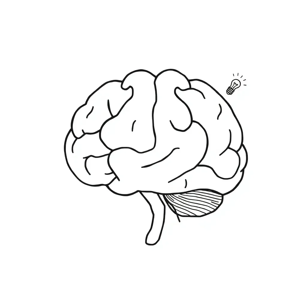 Brain diagram illustration
