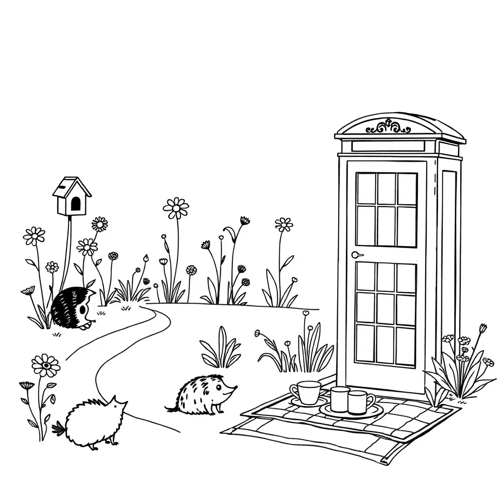 Book with headings illustration