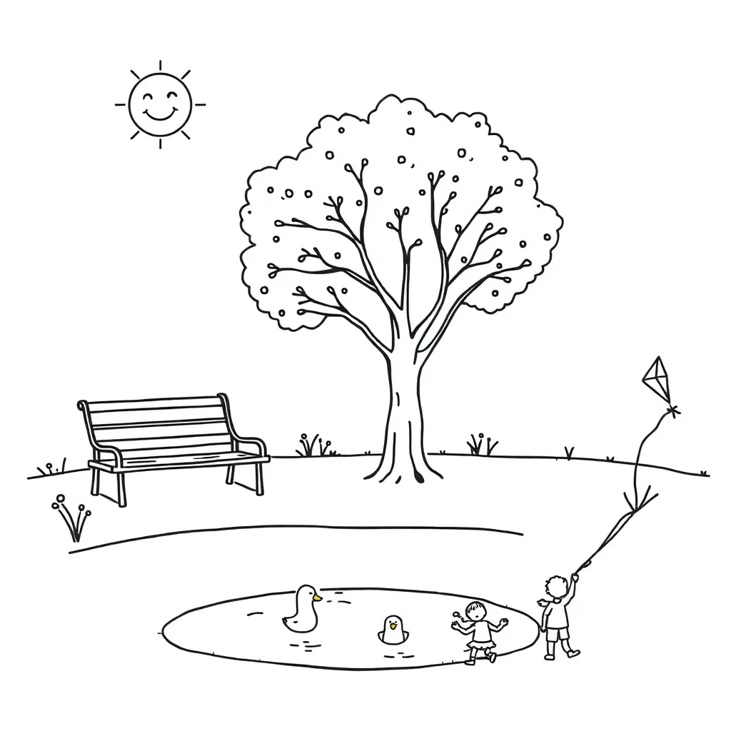Mental health and wellbeing illustration