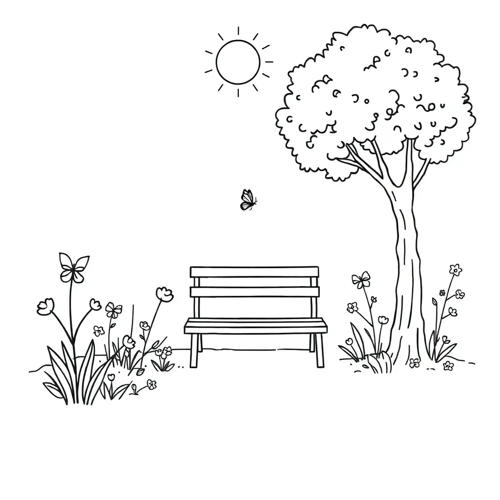 Mental health and wellbeing illustration