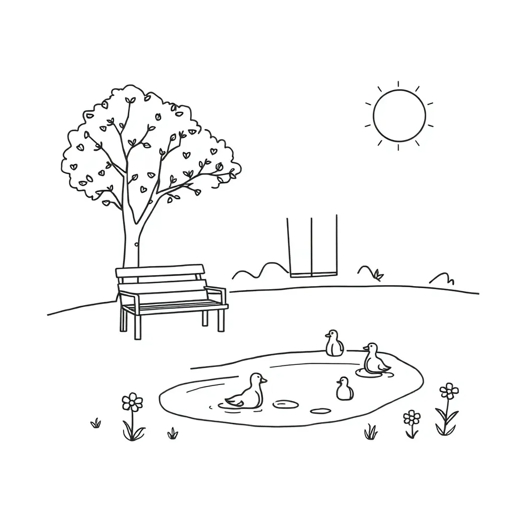 Mental health and wellbeing illustration