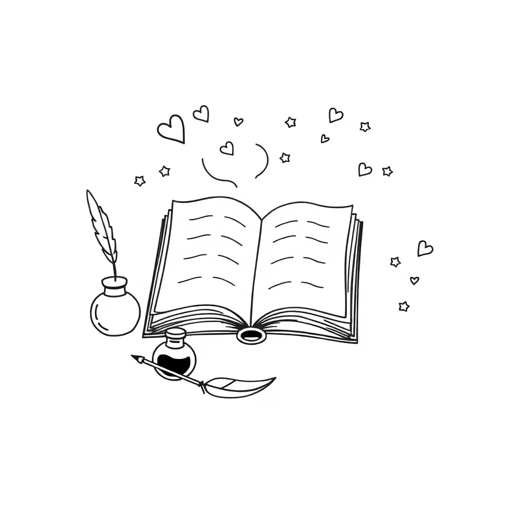 Poetry analysis illustration