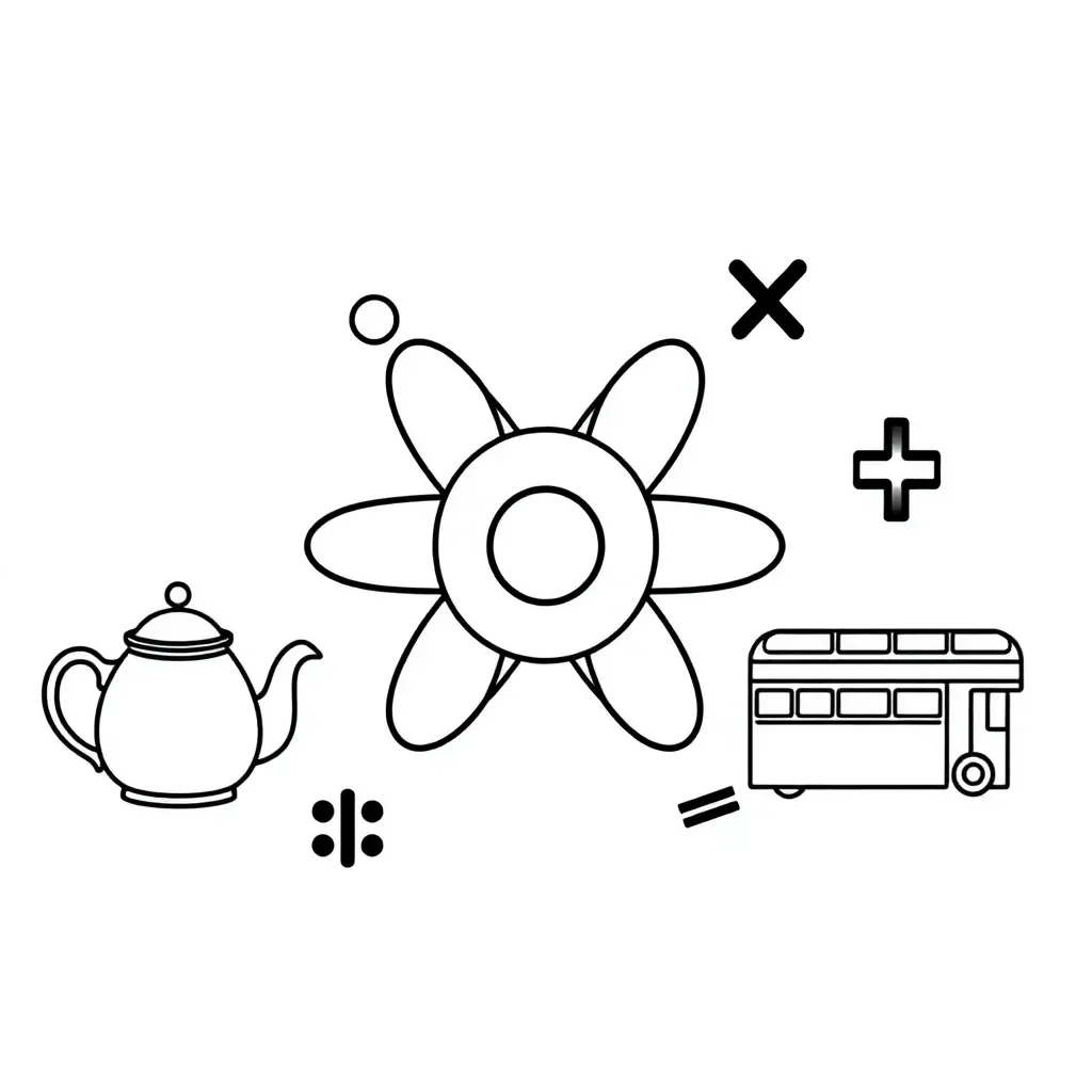 Ions and electron transfer illustration
