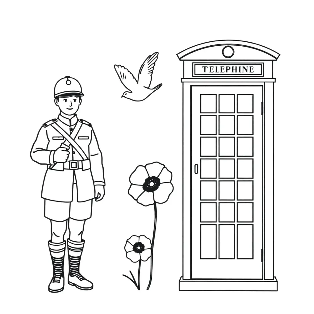WW2 poetry and books illustration