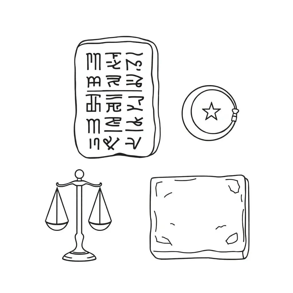 Ancient Mesopotamian cuneiform tablet