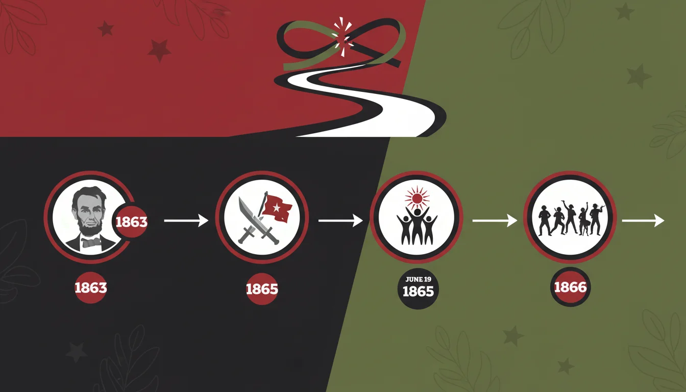 The Story of Juneteenth Timeline