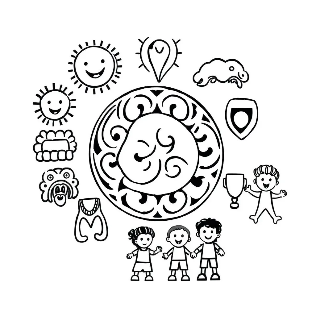 Happy and sad face emotions illustration