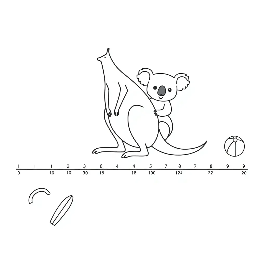 Decimal numbers illustration