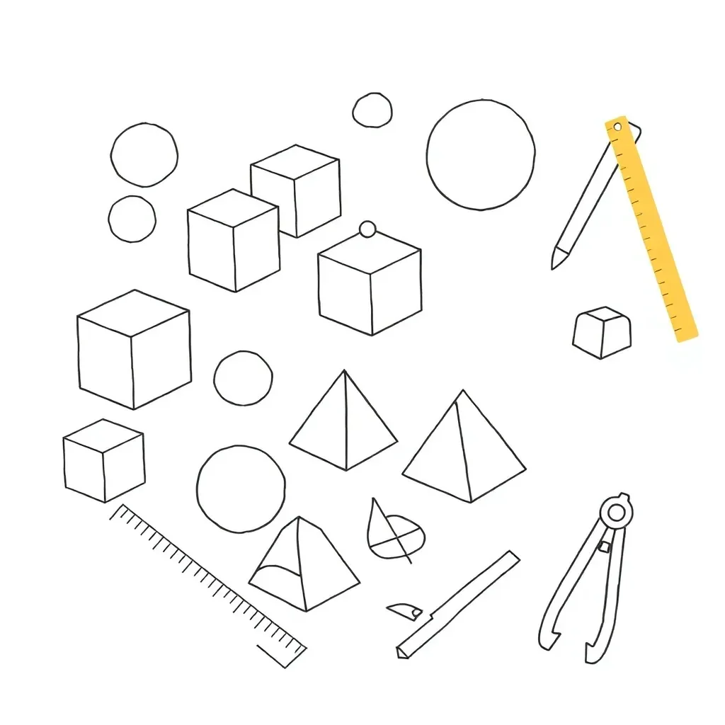 3D architectural model building tools and materials