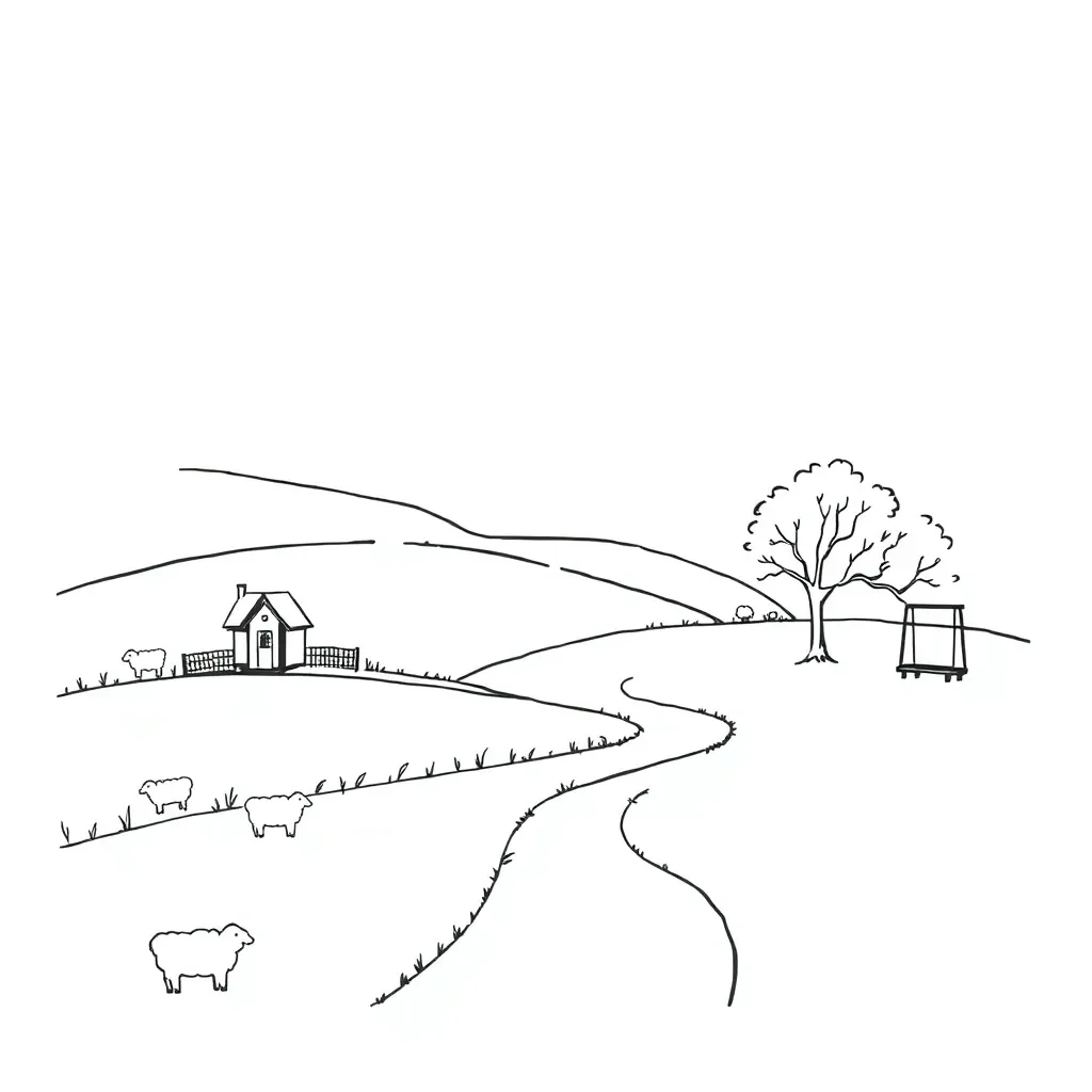 Adverbs worksheet illustration