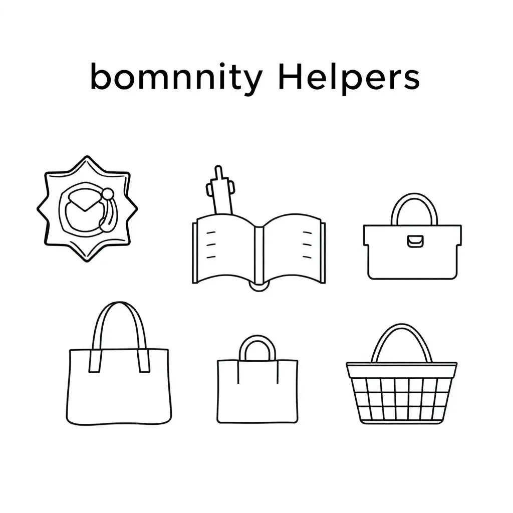 Community helpers illustration