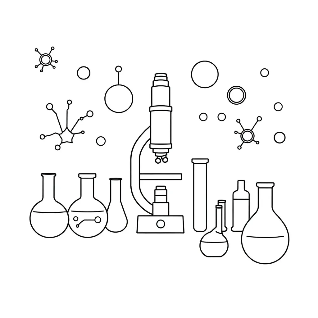 States of matter illustration showing solid, liquid, and gas particles