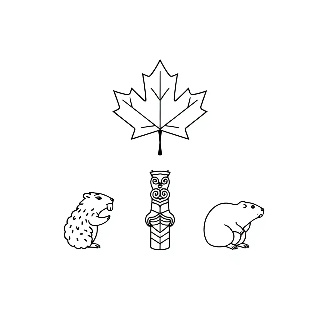 Math symbols and calculator illustration