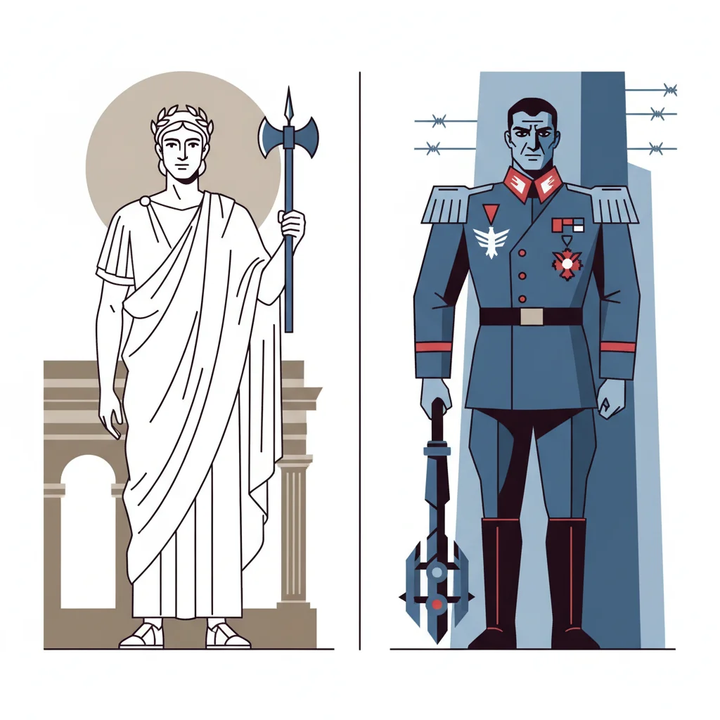 Roman Dictator vs. Modern Dictator