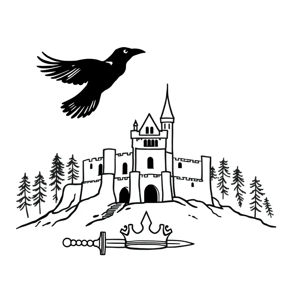 Macbeth and Lady Macbeth illustration