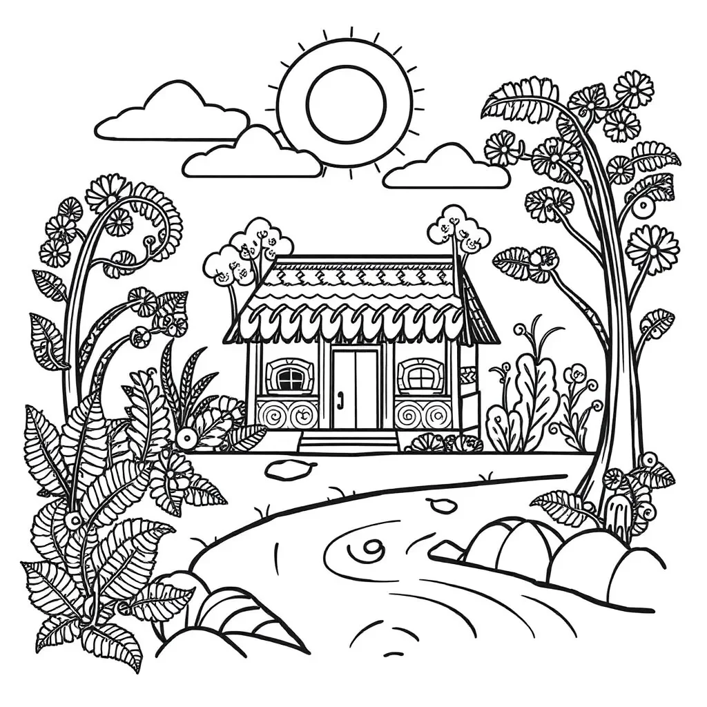 Māori karakia illustration