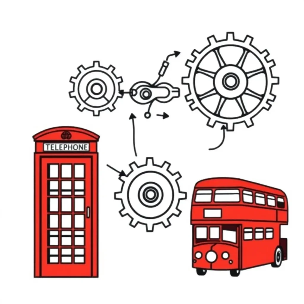 Function machine with gears and numbers