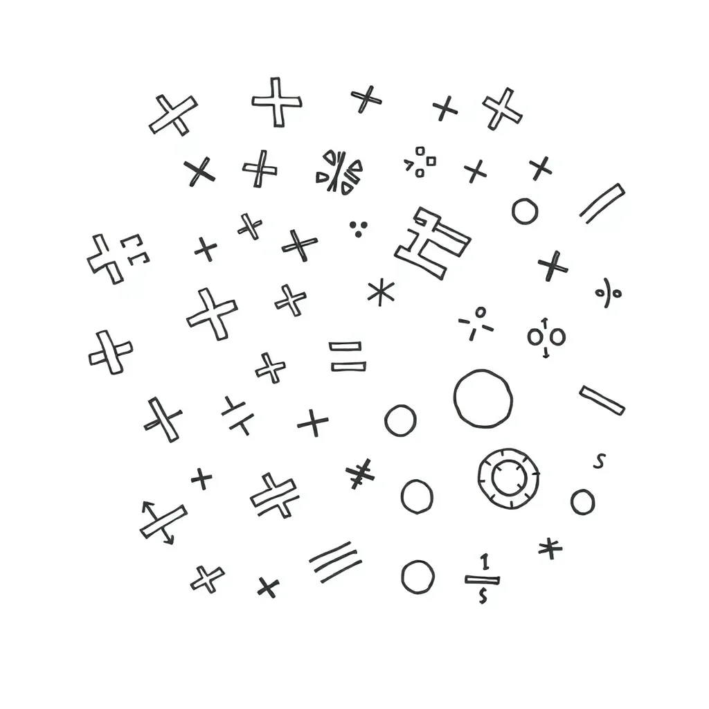 Algebraic expressions worksheet illustration