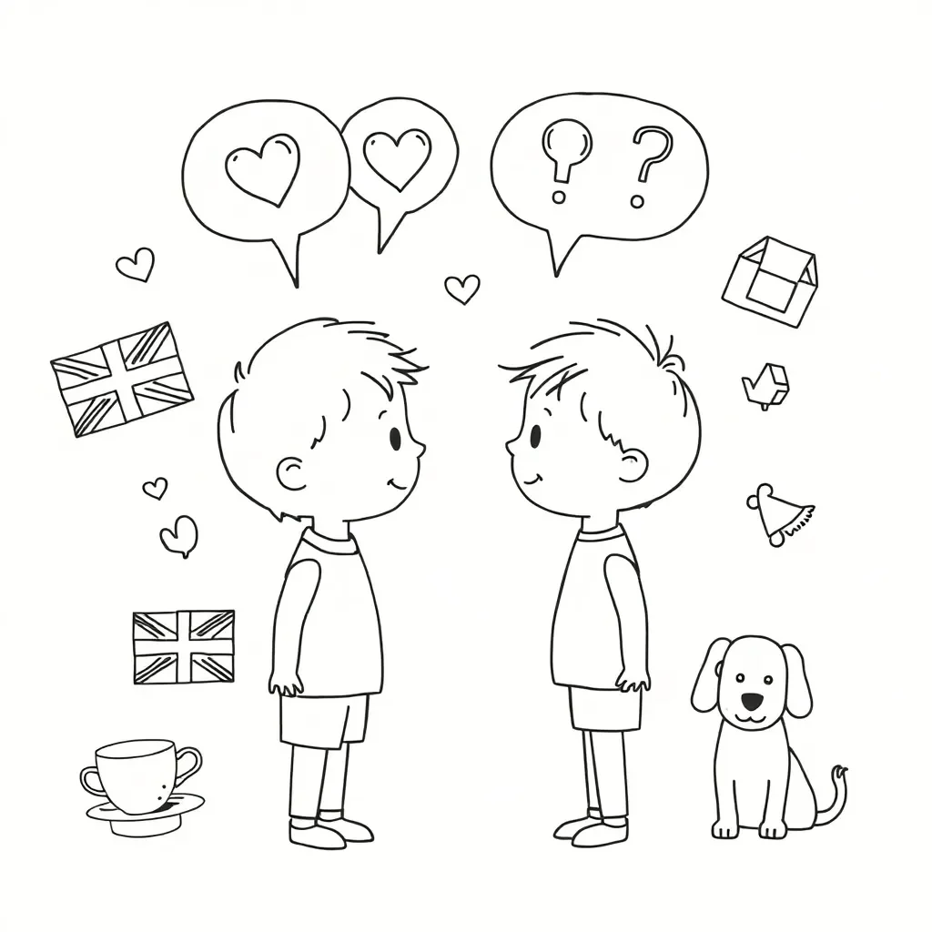 Children speaking and listening