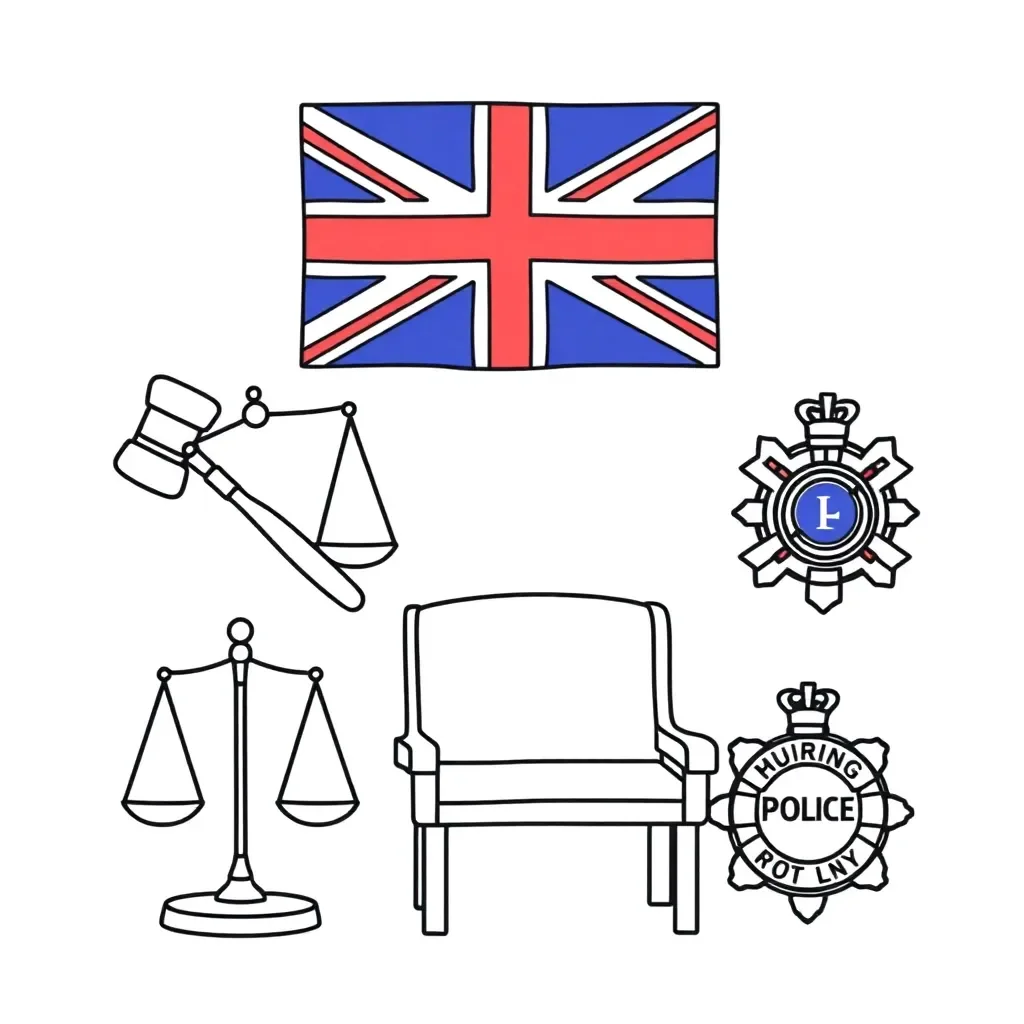 Scales of justice illustration