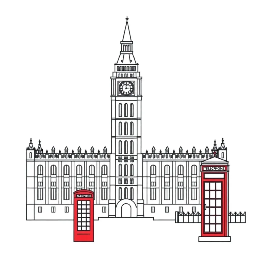 Houses of Parliament illustration