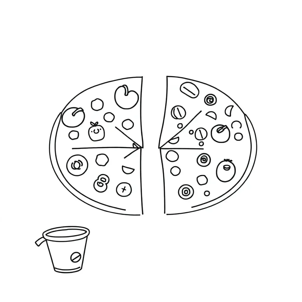 Fraction division illustration